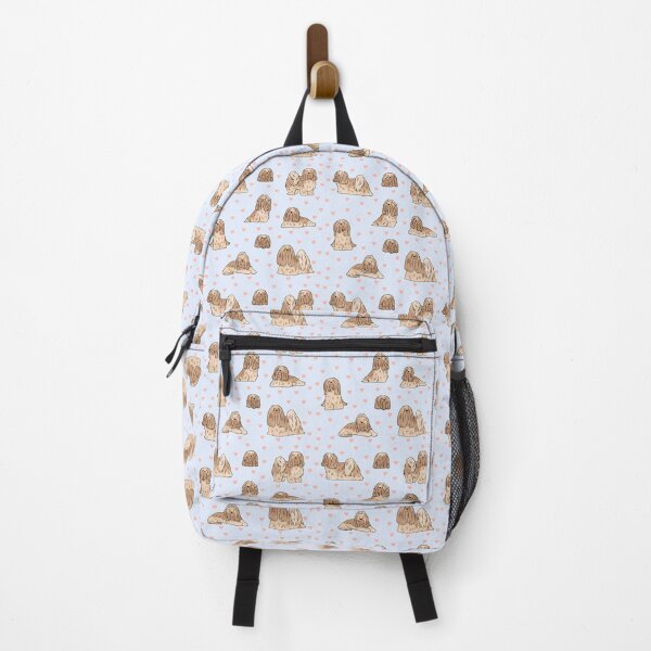 Item preview, lhasa apso cute illustration pattern designed and sold by Yarafantasyart.