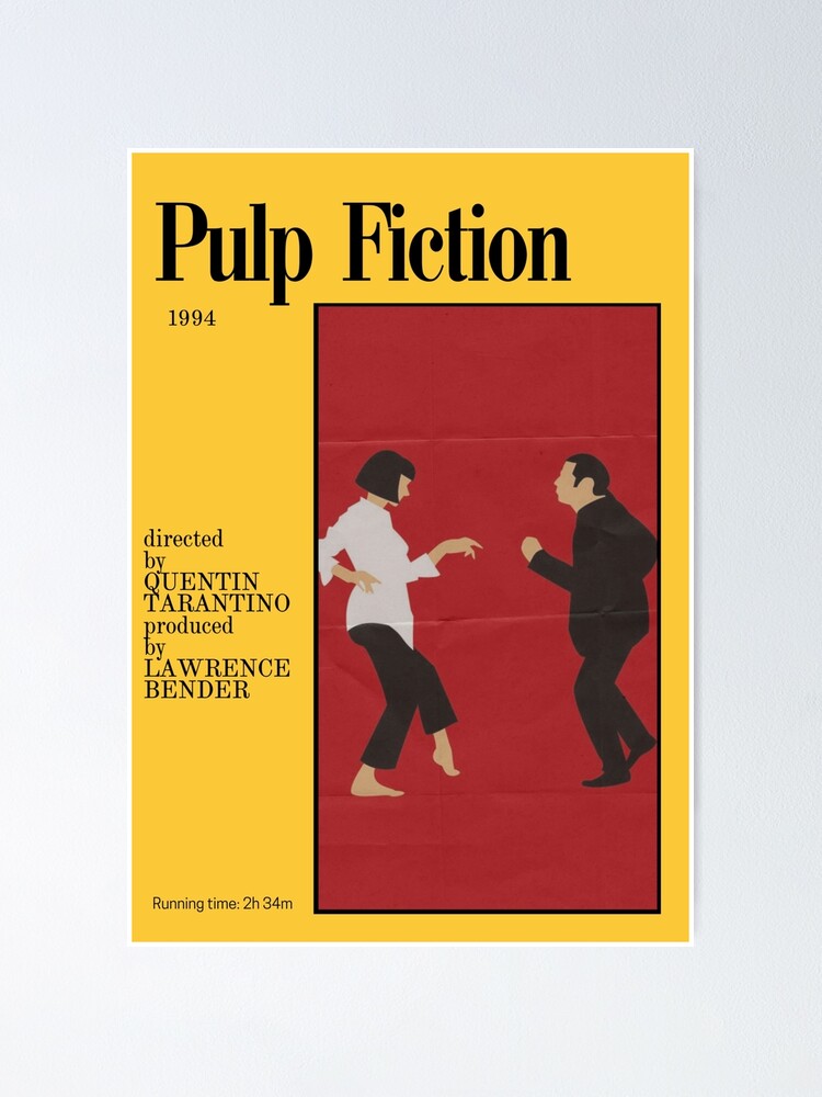 pulp fiction print by Nino Cammarata