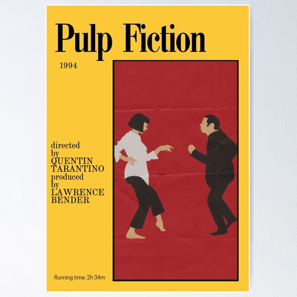 Item preview, Pulp Fiction Poster designed and sold by KliMenta.