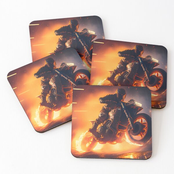 Item preview, Futuristic Cyberpunk Dirt Bike Action scene designed and sold by beluxe.