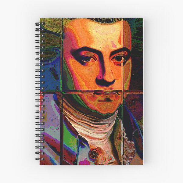 Item preview, *AMAZING PAINTING ABSTRACT PORTRAIT PATCHWORK OF WOLFGANG-AMADEUS MOZART - GENIUS MUSICIAN-COMPOSER* designed and sold by Ralek.
