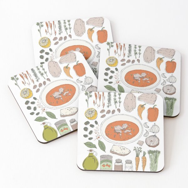 Item preview, Chicken Stew Wall Art Print to decorate your home, Art Poster designed and sold by peachcakecanvas.