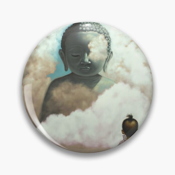 Item preview, A Message of Peace- Little Buddha Portrait designed and sold by bharuarts.