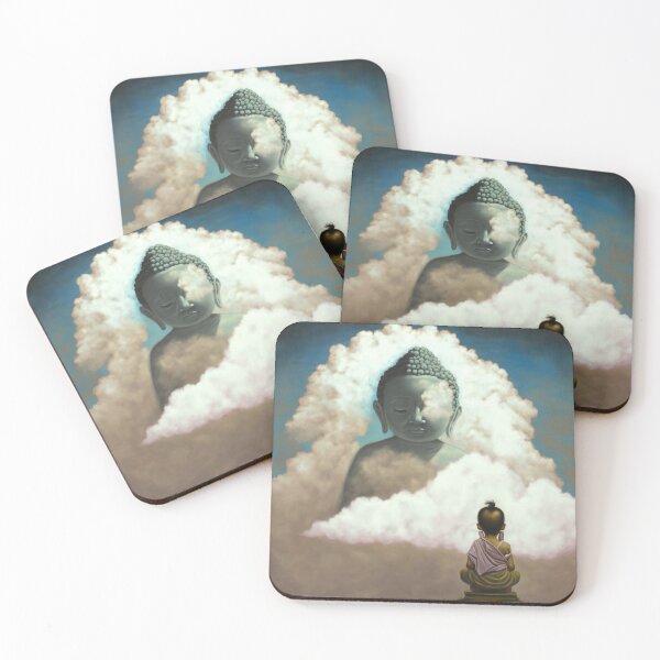 Item preview, A Message of Peace- Little Buddha Portrait designed and sold by bharuarts.