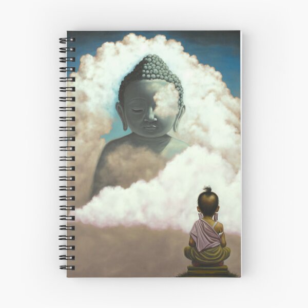 Item preview, A Message of Peace- Little Buddha Portrait designed and sold by bharuarts.