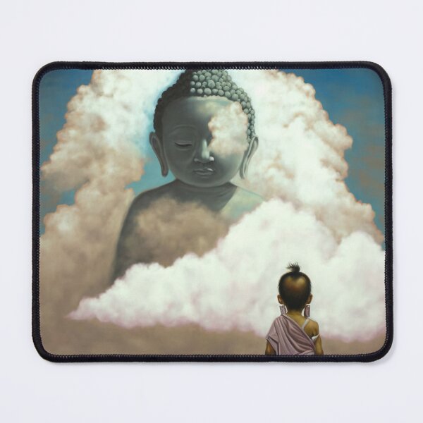 Item preview, A Message of Peace- Little Buddha Portrait designed and sold by bharuarts.
