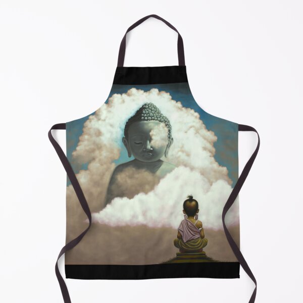 Item preview, A Message of Peace- Little Buddha Portrait designed and sold by bharuarts.