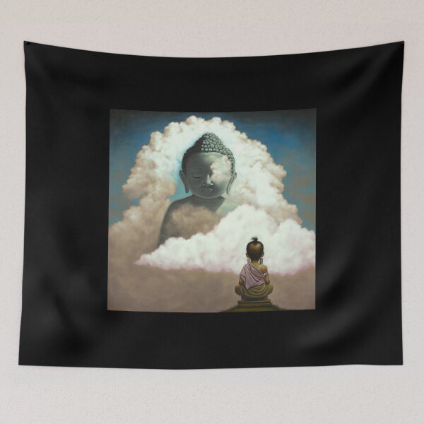 Item preview, A Message of Peace- Little Buddha Portrait designed and sold by bharuarts.