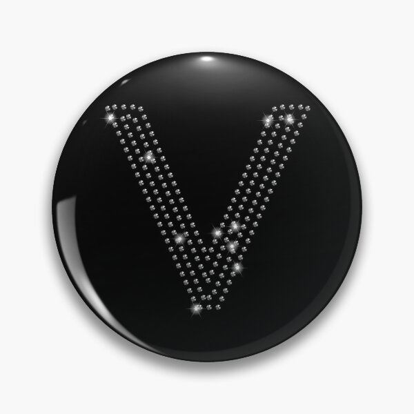 Item preview, V studded letter designed and sold by Kamiri.
