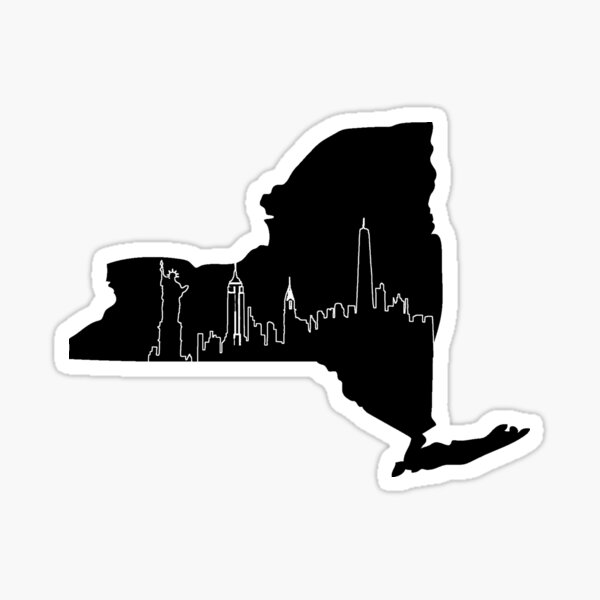New York City Skyline Sticker