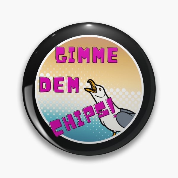 Item preview, Gimme Dem Chips! Screaming Seagull designed and sold by VirtualFaries.