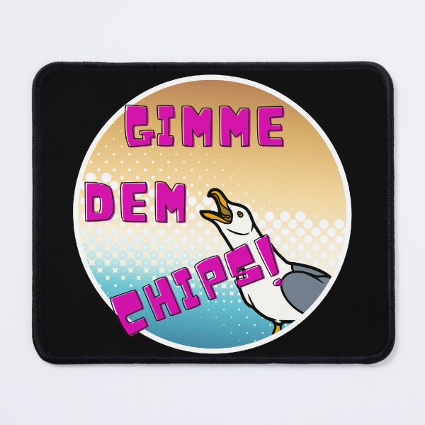Item preview, Gimme Dem Chips! Screaming Seagull designed and sold by VirtualFaries.