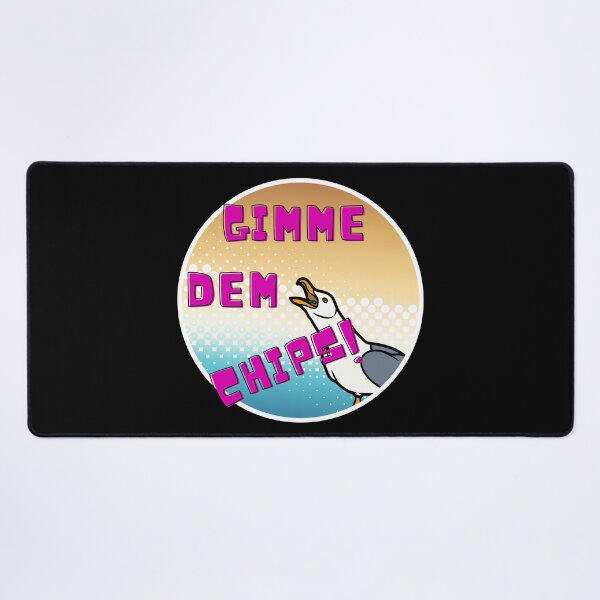 Item preview, Gimme Dem Chips! Screaming Seagull designed and sold by VirtualFaries.