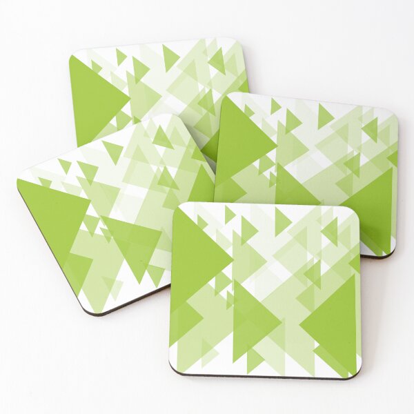 Item preview, Vintage triángulos Verdes designed and sold by GirlaineSQ.