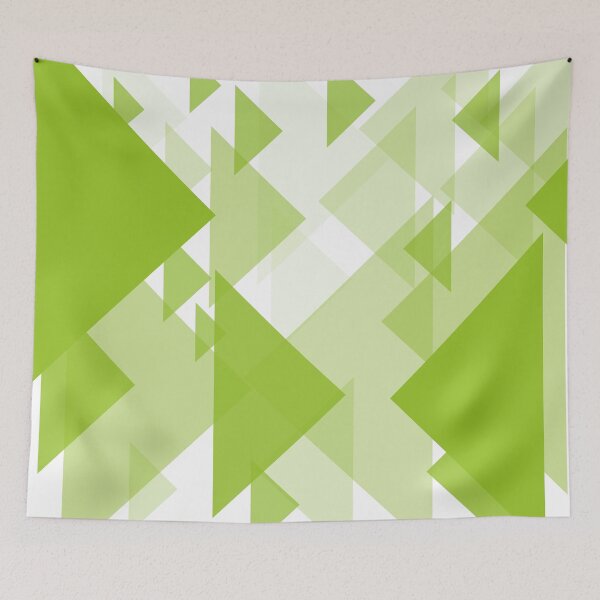 Item preview, Vintage triángulos Verdes designed and sold by GirlaineSQ.