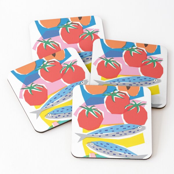 Item preview, boho kitchen wall decor, citrus wall art, boho prints, sardine wall art, garlic, kitchen art designed and sold by peachcakecanvas.