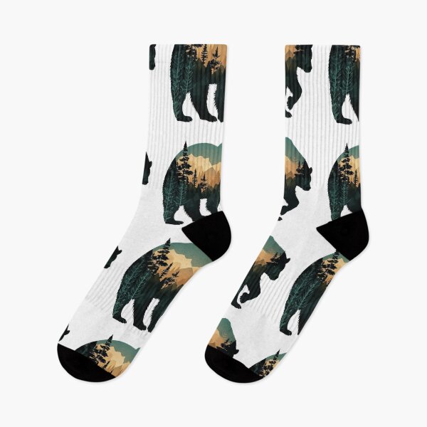 Item preview, Bear and mountains designed and sold by Maryberry96.
