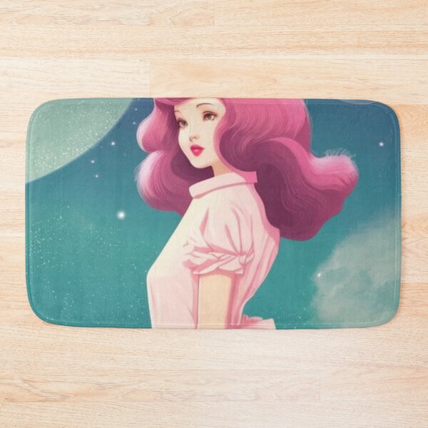 Item preview, Retro woman on the way to distant galaxies designed and sold by Girly-Universe.