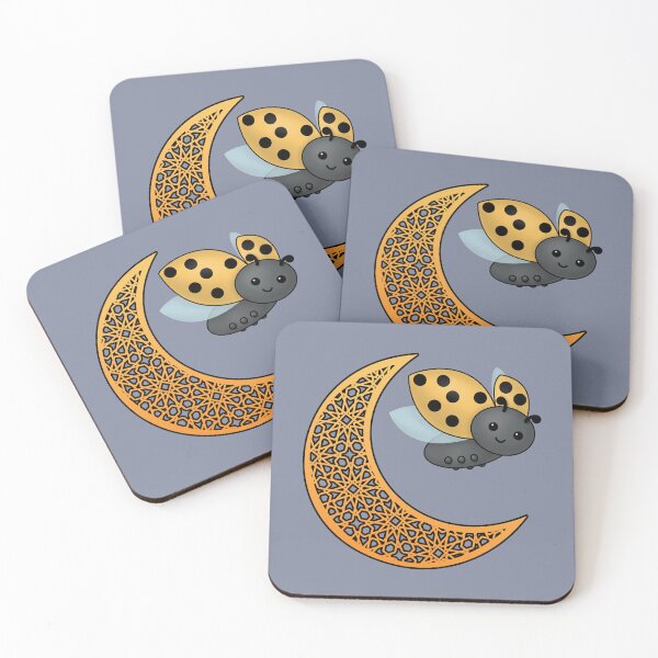 Item preview, Ramadan Crescent Moon Ladybug  designed and sold by HolidayBug.