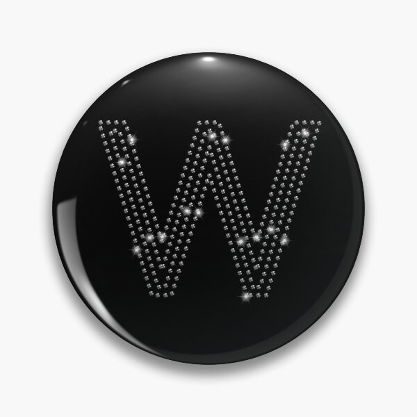 Item preview, W studded letter designed and sold by Kamiri.