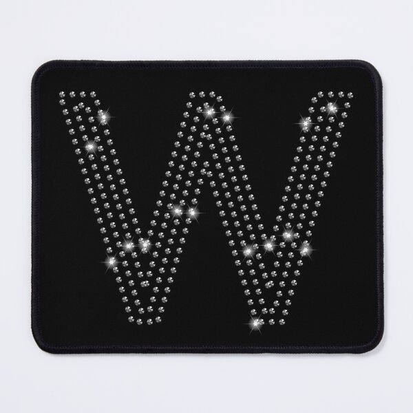 Item preview, W studded letter designed and sold by Kamiri.