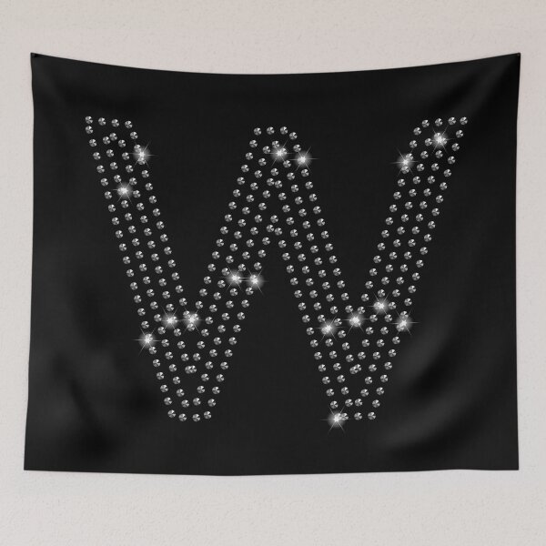 Item preview, W studded letter designed and sold by Kamiri.