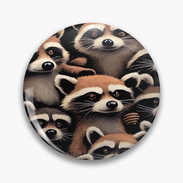 Item preview, Trash Panda Raccoons designed and sold by UbeeU-Pixels.