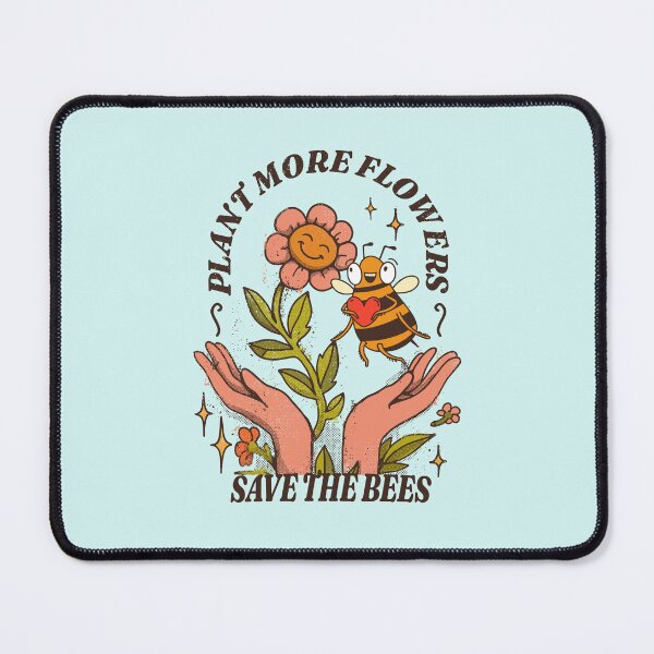 Item preview, Retro Floral Honeycomb Bee Lover Art designed and sold by MrEddie10.