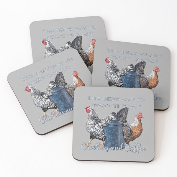 Item preview, Chickens and Coffee  designed and sold by SaintsPlace.
