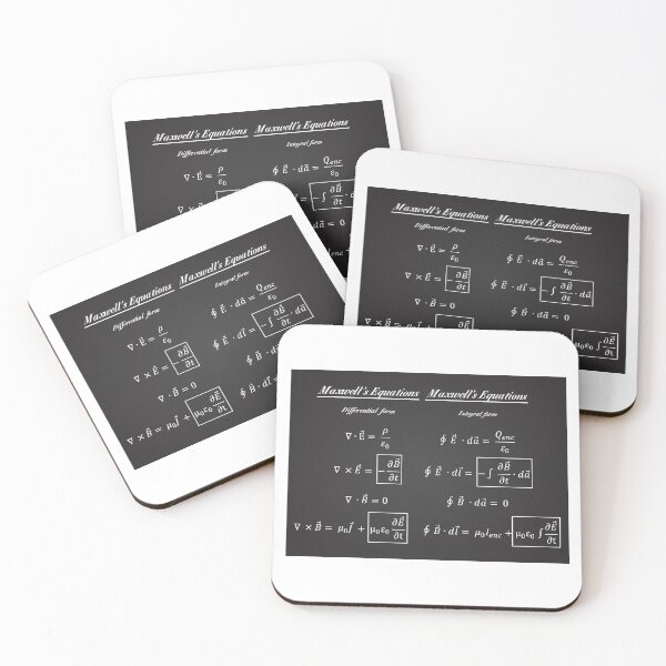 Item preview, Maxwell's Equations designed and sold by ScienceCorner.