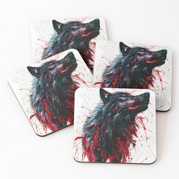 Item preview, Hunting wolf Artful drawing designed and sold by GangBangGang.