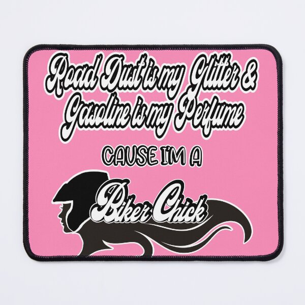 Item preview, Road Dust is My Glitter & Gasoline is my Perfume Cause I'm a Biker chick designed and sold by SmileThreads.
