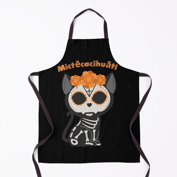 Item preview, Mictecacihuatl - Mexican Skull Cat designed and sold by ElLocoMus.