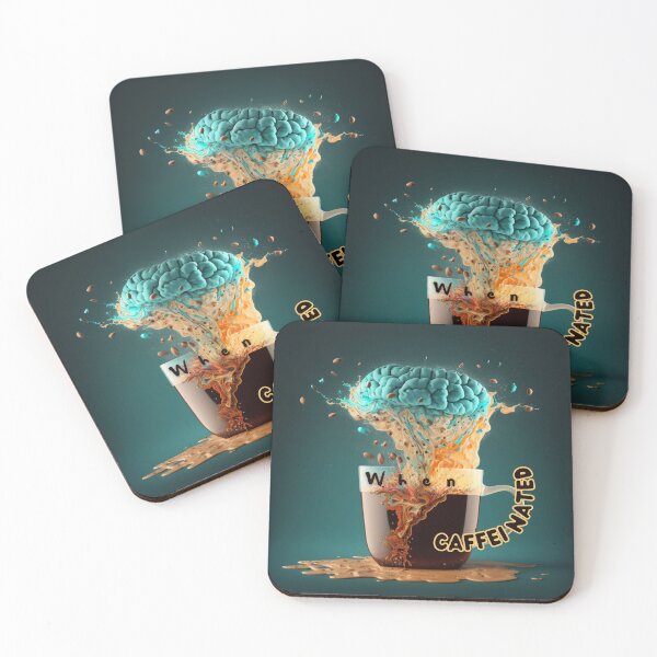 Item preview, Caffeinated designed and sold by Cute-Jory-Store.