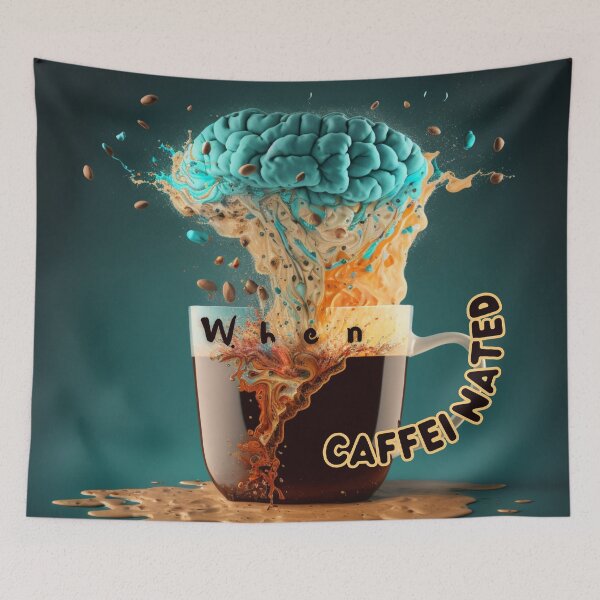 Item preview, Caffeinated designed and sold by Cute-Jory-Store.