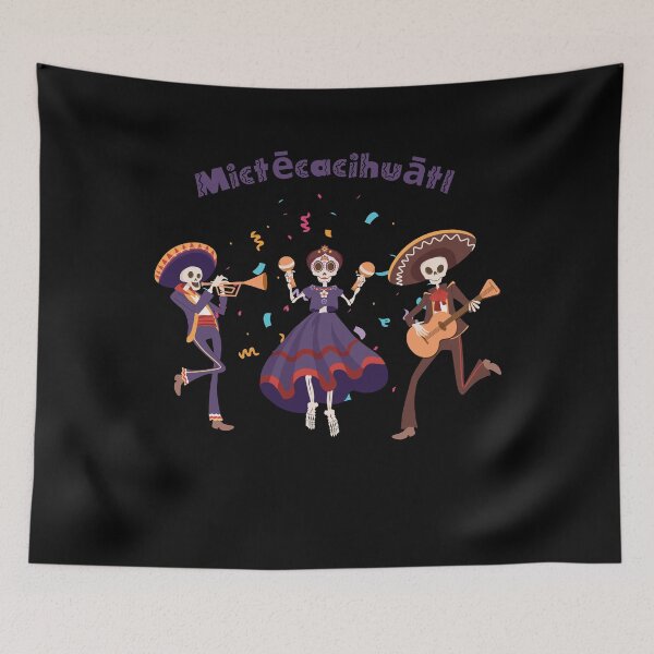 Item preview, Mictecacihuatl - Mexican Skull Musicans designed and sold by ElLocoMus.
