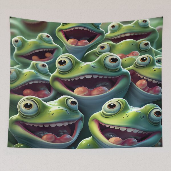 Item preview, Happy Frog Convention designed and sold by UbeeU-Pixels.