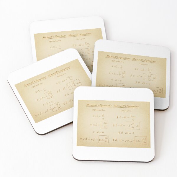 Item preview, Maxwell's Equations designed and sold by ScienceCorner.