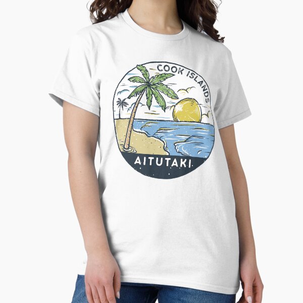 Item preview, Aitutaki Cook Islands Vintage designed and sold by KrisSidDesigns.