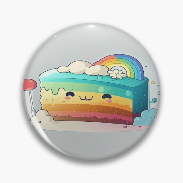 Item preview, Happy rainbow layer cake designed and sold by Mat-Pouget.