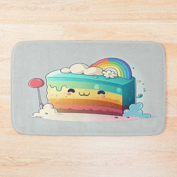 Item preview, Happy rainbow layer cake designed and sold by Mat-Pouget.