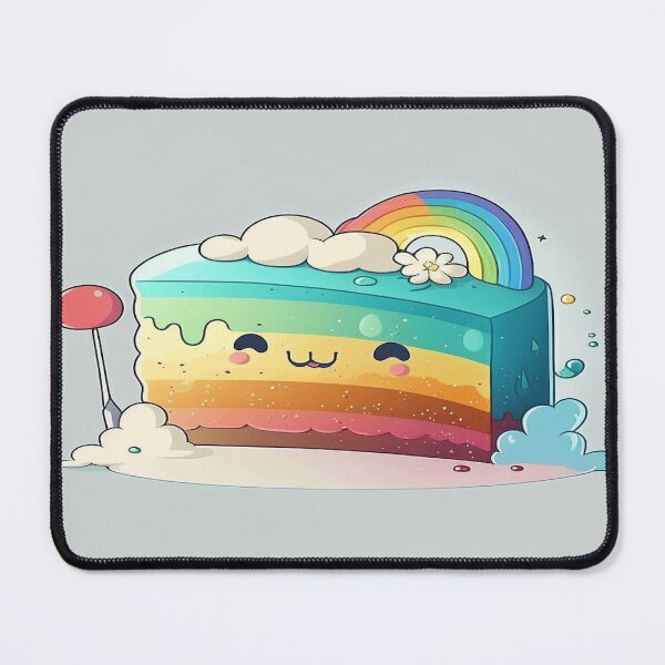 Item preview, Happy rainbow layer cake designed and sold by Mat-Pouget.