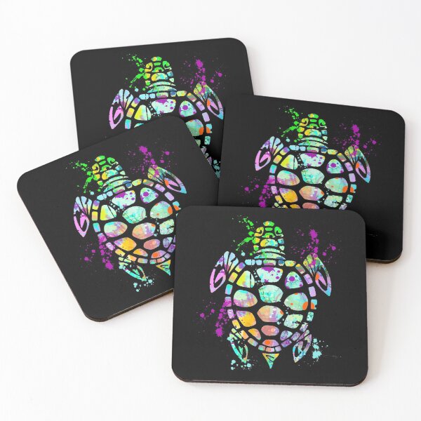 Item preview, Turtle Watercolor Splatter Love Sea Turtles T-Shirt designed and sold by joannejgg.