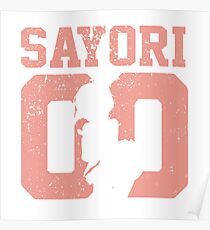 Sayori 00 Jersey DDLC Inspired Poster