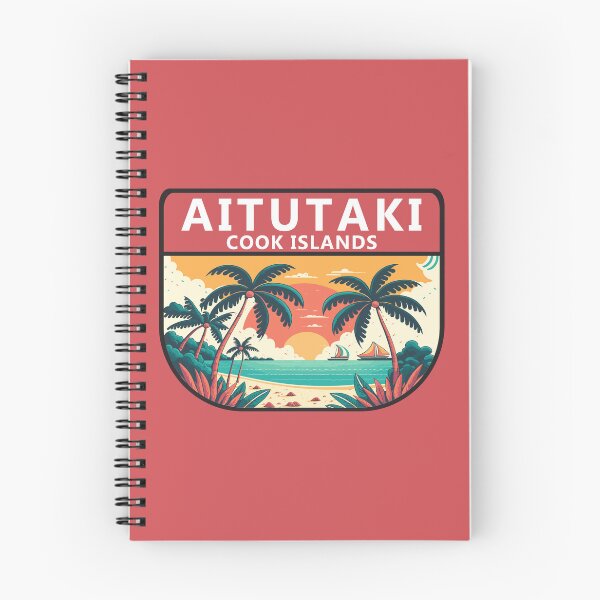 Item preview, Aitutaki Cook Islands Retro Emblem designed and sold by KrisSidDesigns.