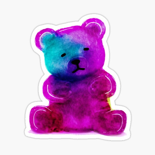 Gummy - Pink and Blue Sticker