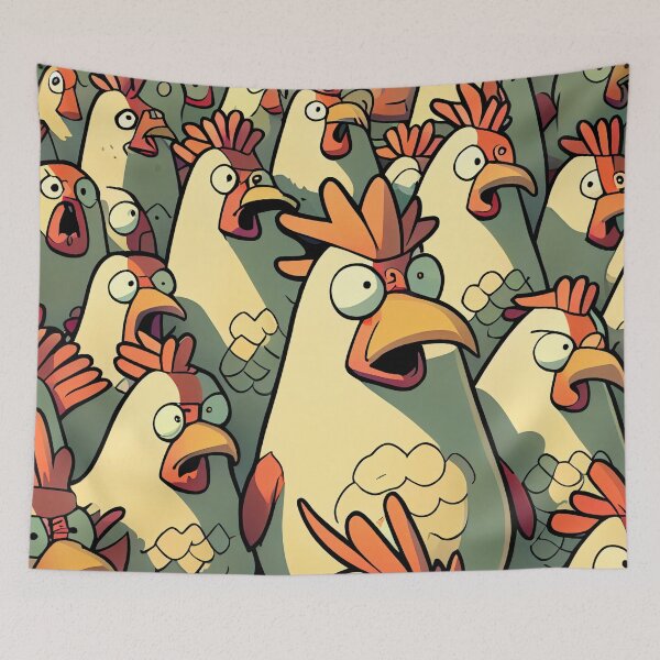 Item preview, Angry Chickens designed and sold by UbeeU-Pixels.