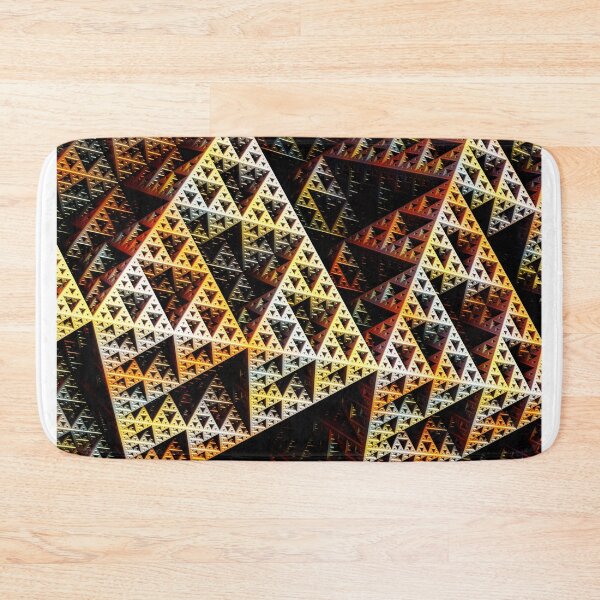 Item preview, Metallic Sierpinski Triangle Fractal Art Print designed and sold by ChaosEmporium.