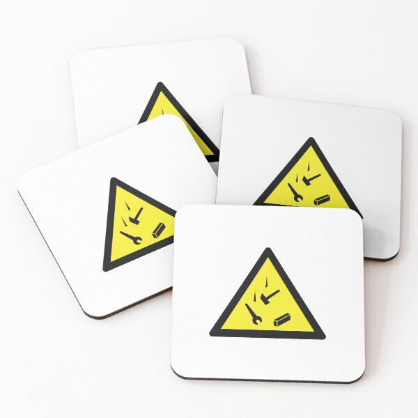 Item preview, falling objects hazard sign designed and sold by Mqyou.