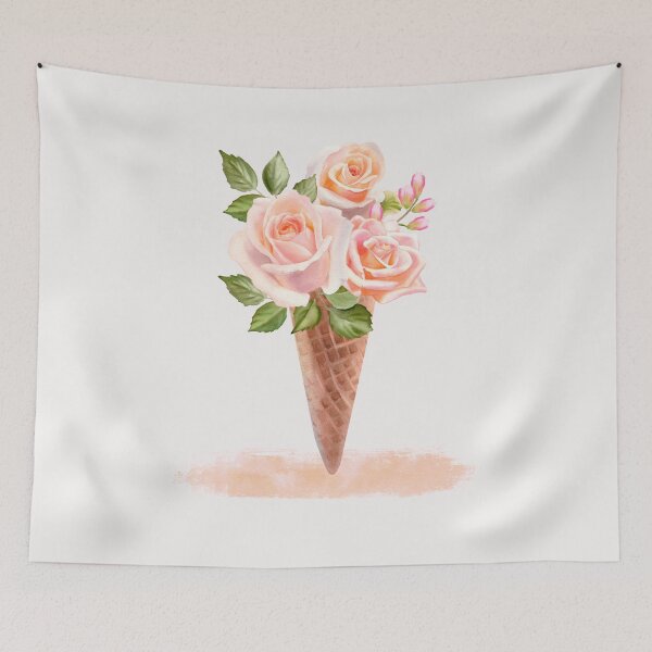 Item preview, Ice Cream Flowers designed and sold by HappyLifeCreate.